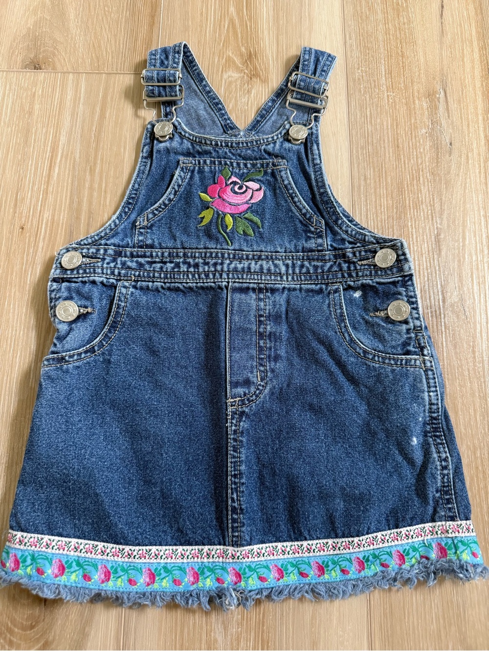 Vintage Denim Overall Dress